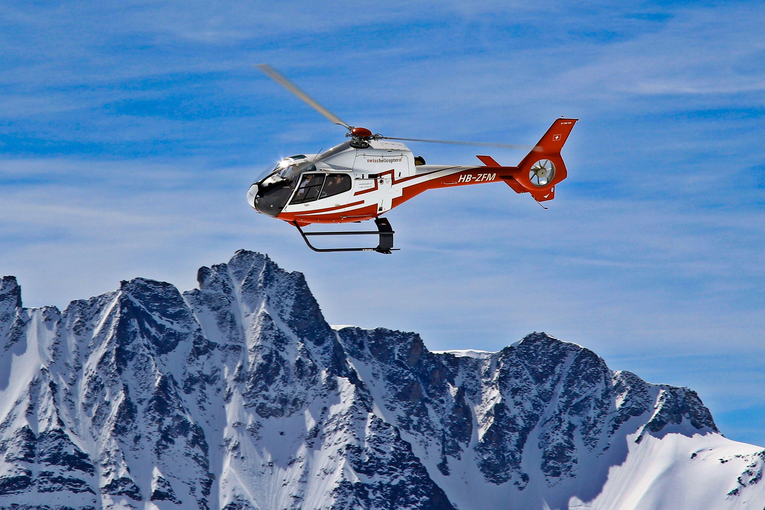 Helikopterflug-Schweiz